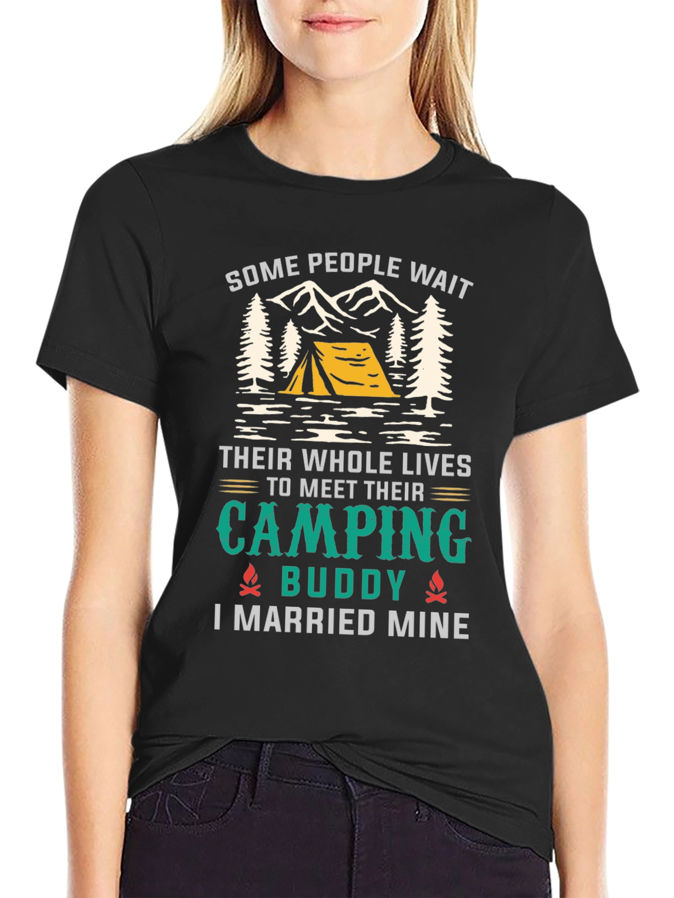 Camping Buddy T-Shirt - I Married Mine!