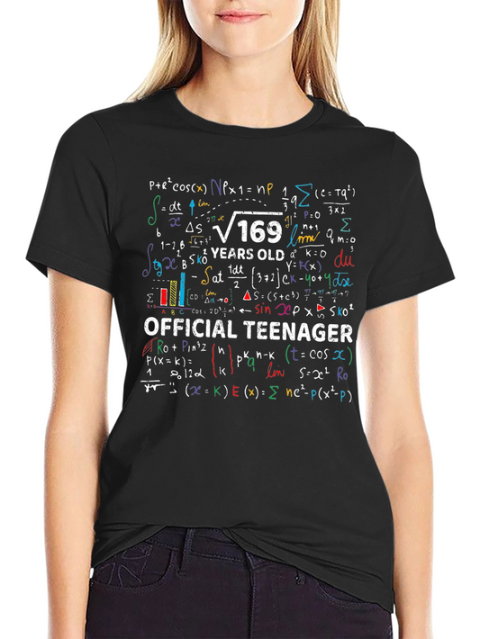 Official Teenager Math Formula Graphic T-Shirt