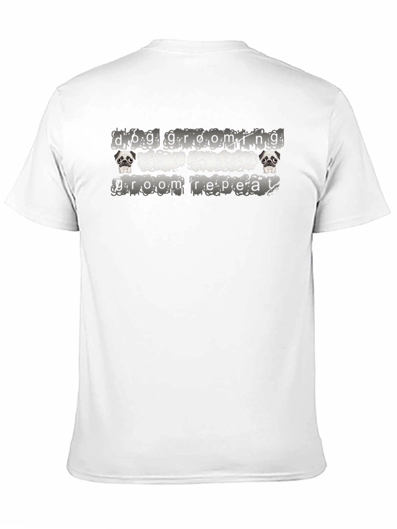 Dog Grooming Eat Sleep Groom Repeat T-Shirt