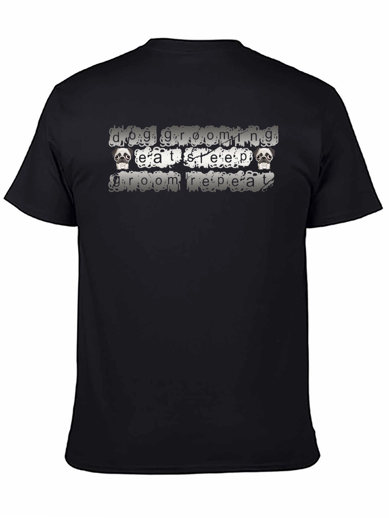 Dog Grooming Eat Sleep Groom Repeat T-Shirt