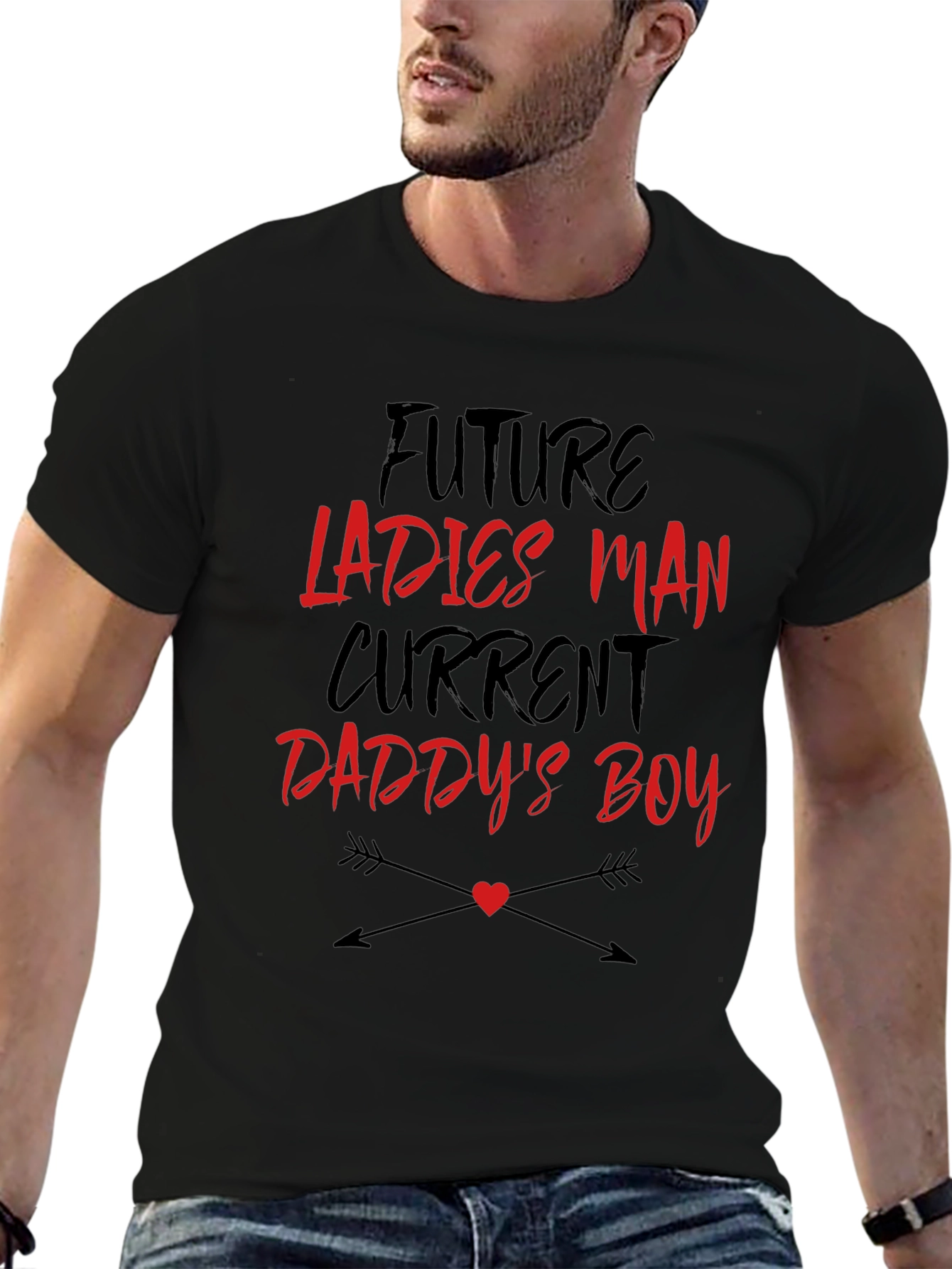 Future Ladies Man Current Daddys Boy T-shirt