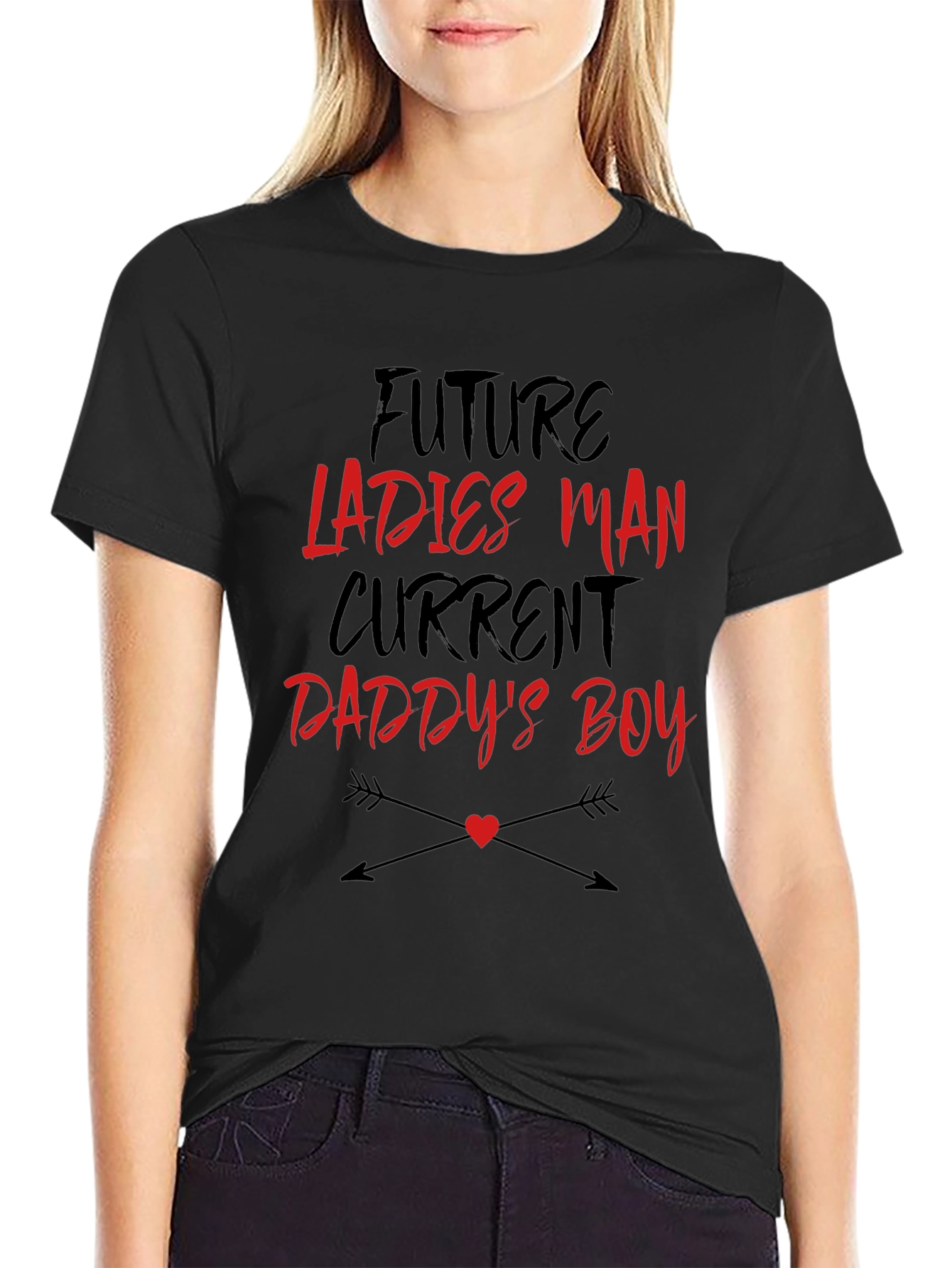 Future Ladies Man Current Daddys Boy T-shirt