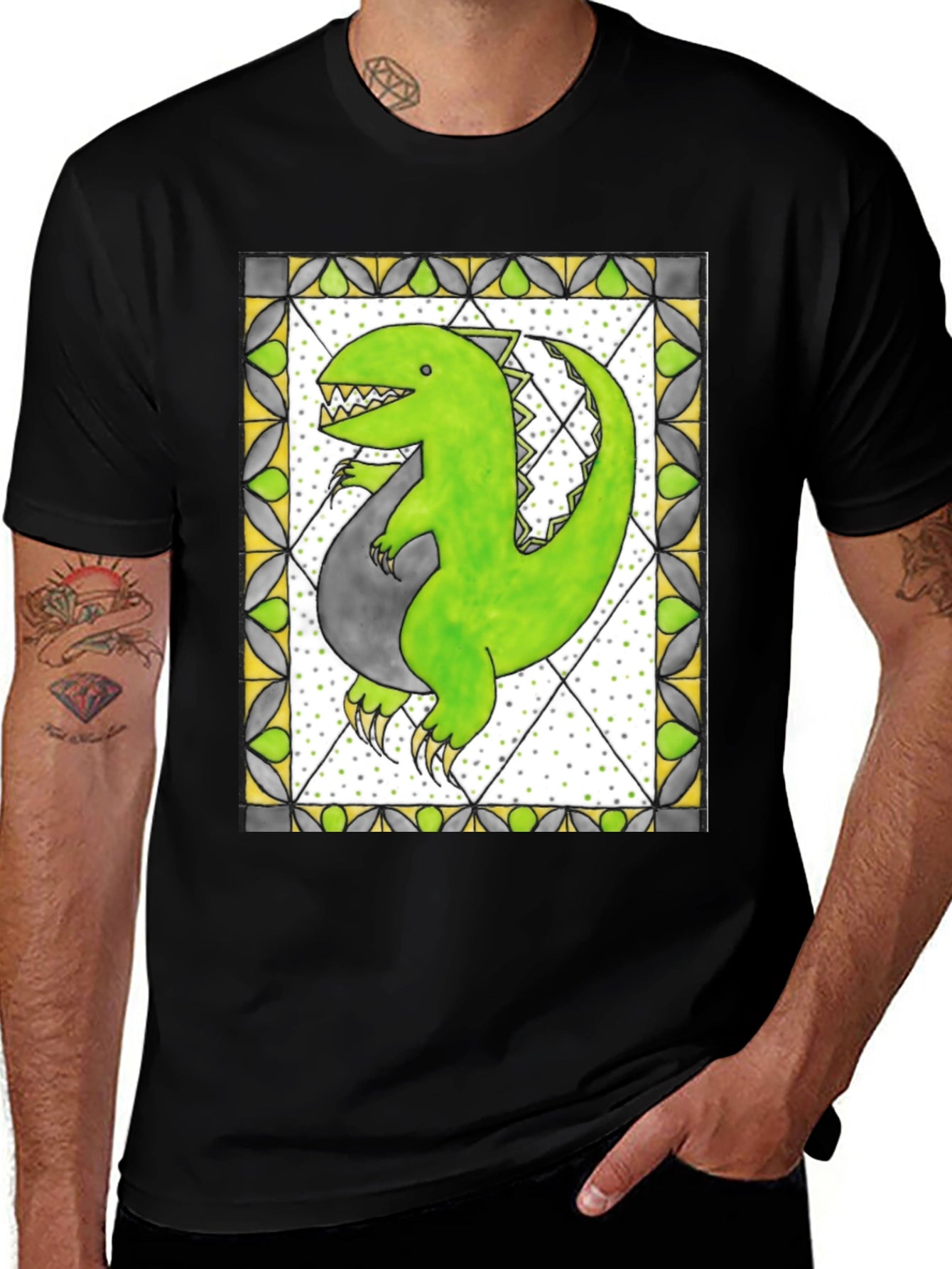 Dinosaur Graphic Tee - Unique Design