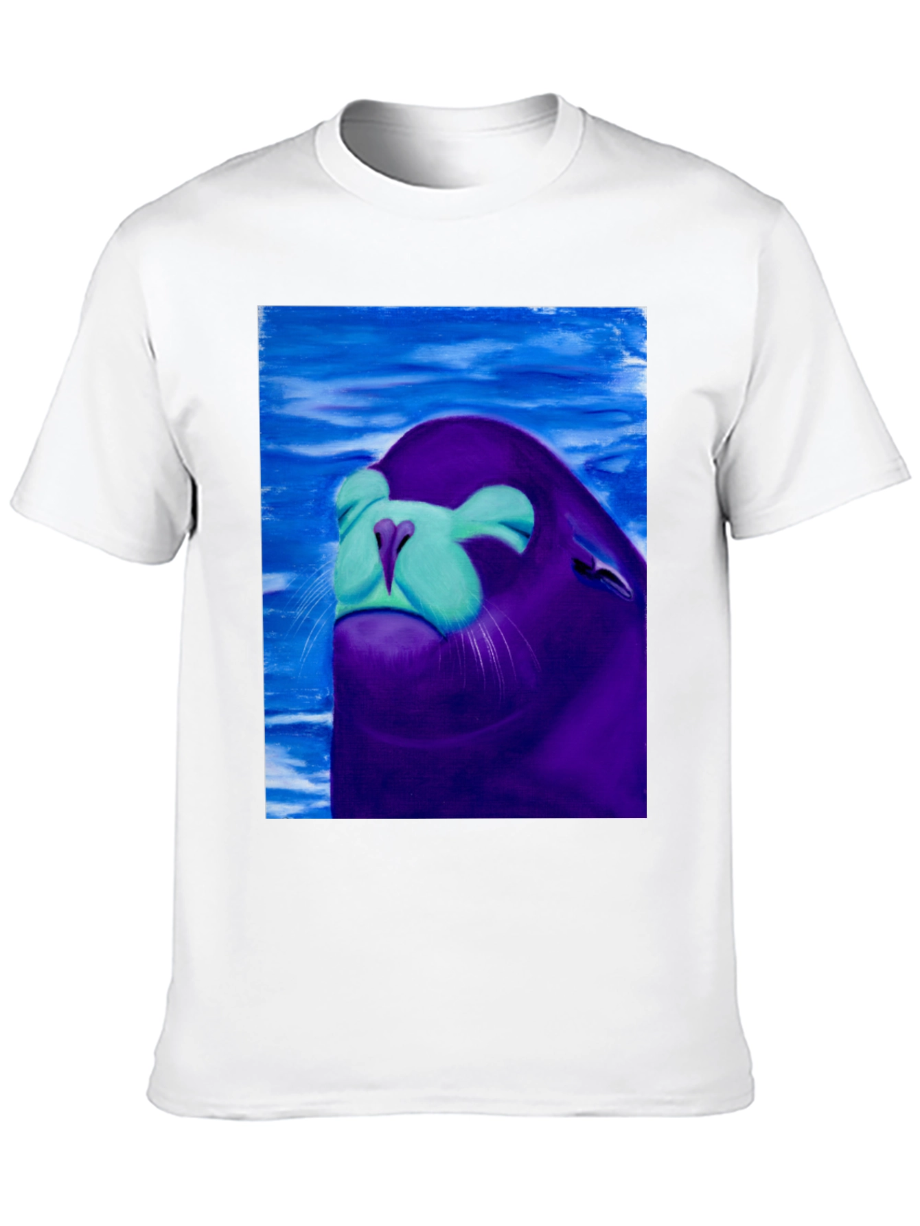 Seal Painting Black T-Shirt