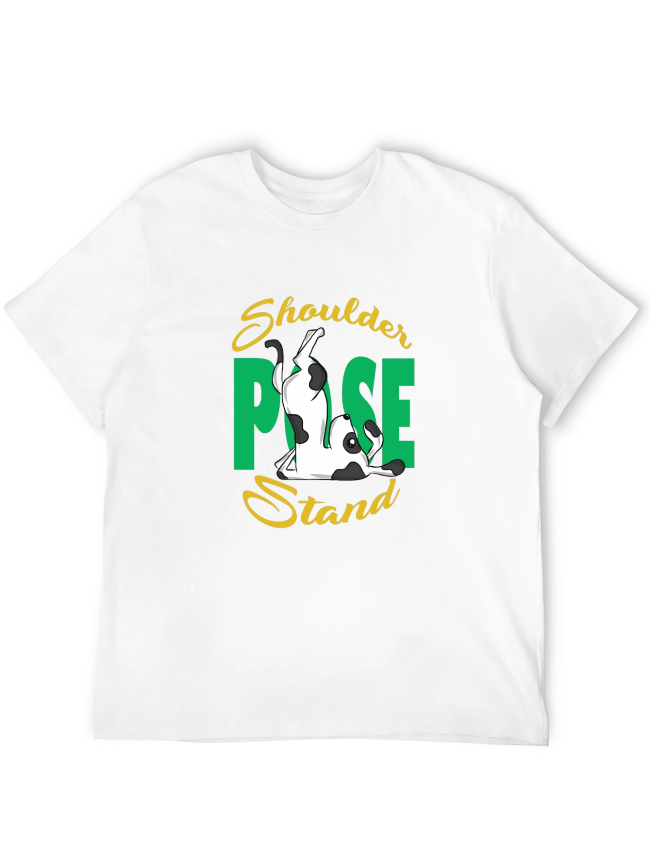 Yoga Dog Shoulder Pose Stand T-Shirt