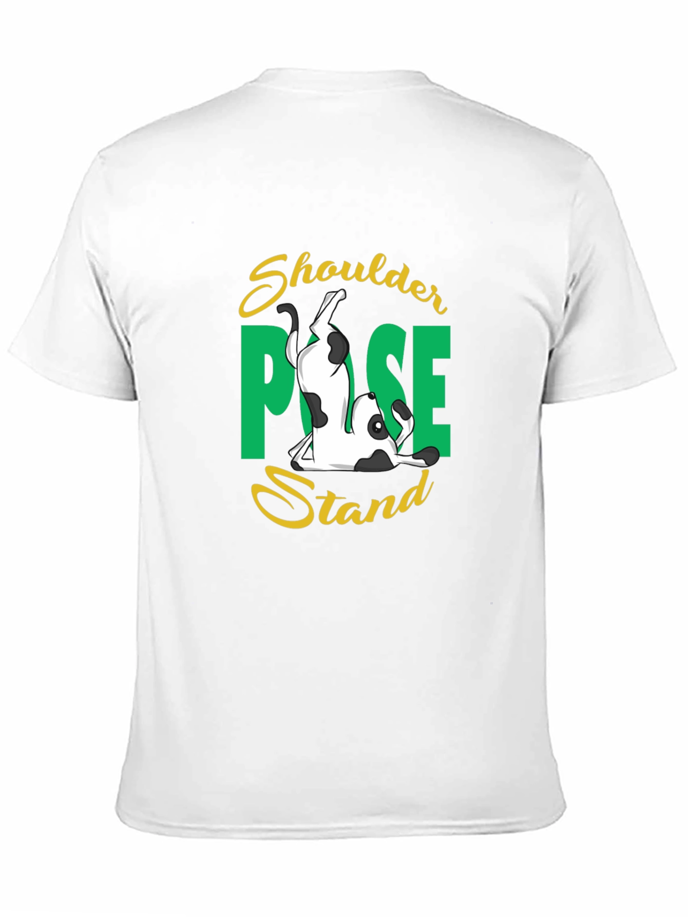 Yoga Dog Shoulder Pose Stand T-Shirt