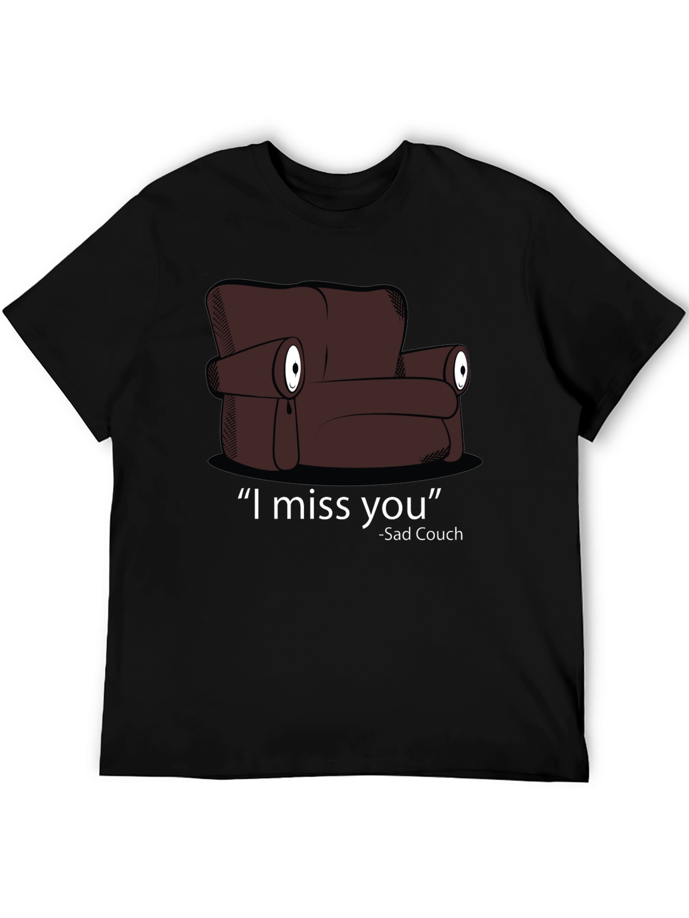 Sad Couch T-Shirt - I Miss You Graphic Tee