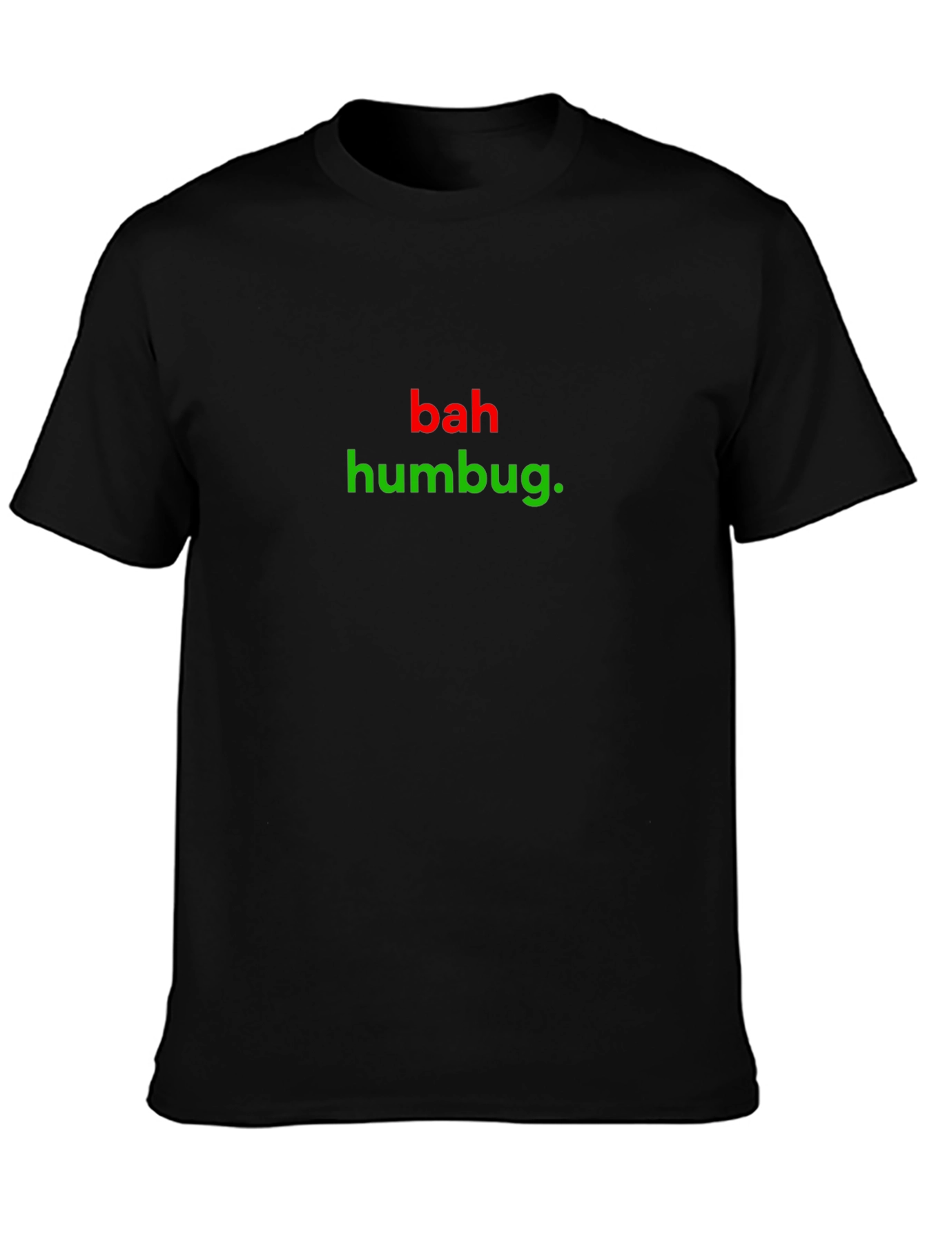 Bah Humbug Graphic Tee - Holiday Humor T-Shirt