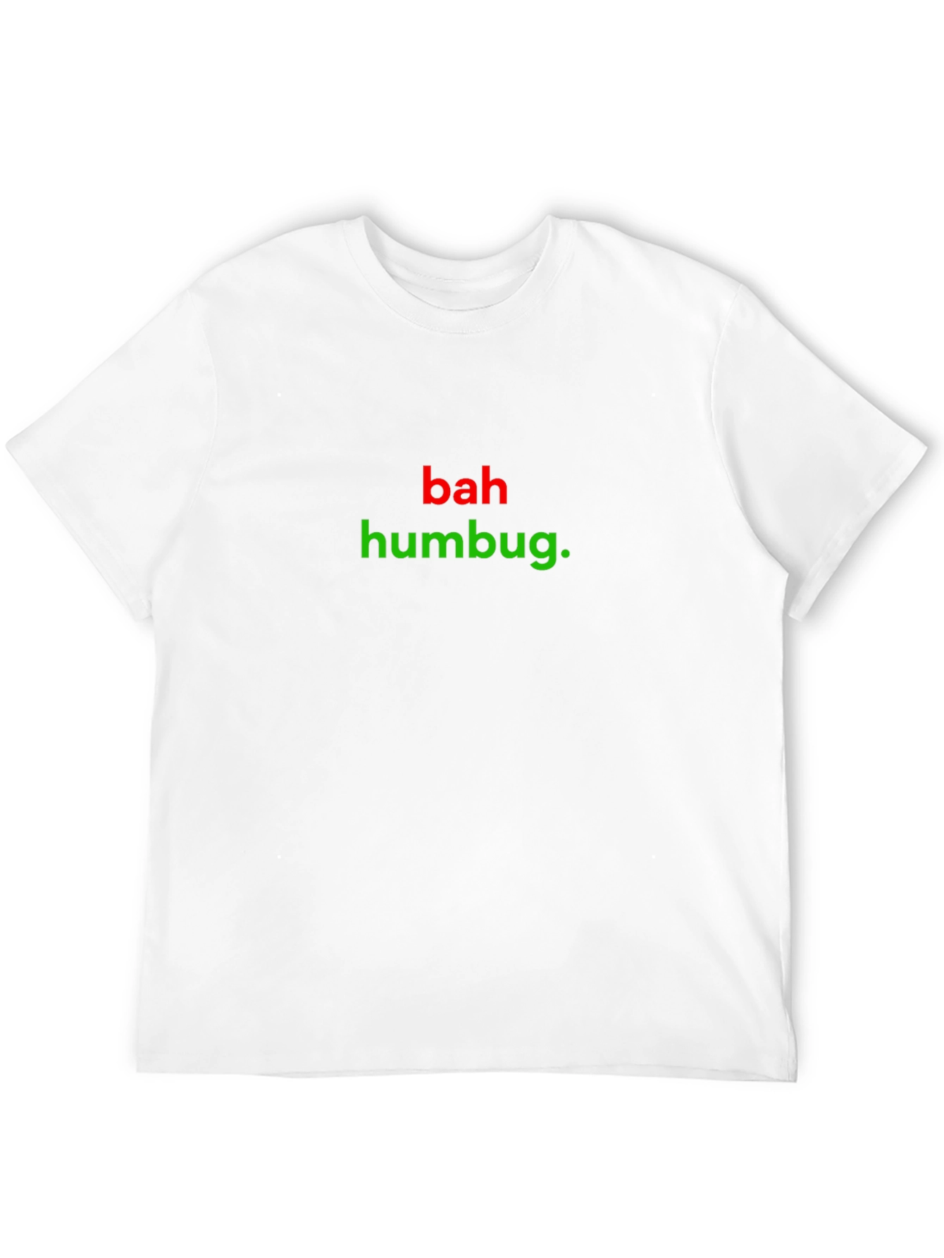 Bah Humbug Graphic Tee - Holiday Humor T-Shirt