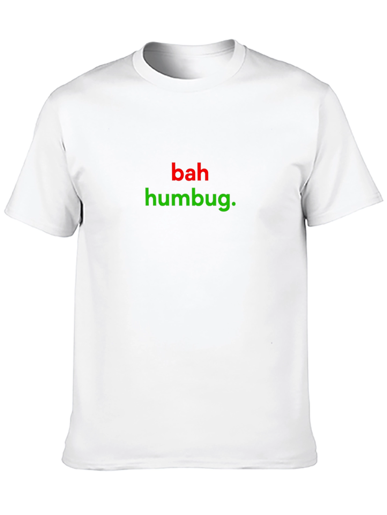 Bah Humbug Graphic Tee - Holiday Humor T-Shirt