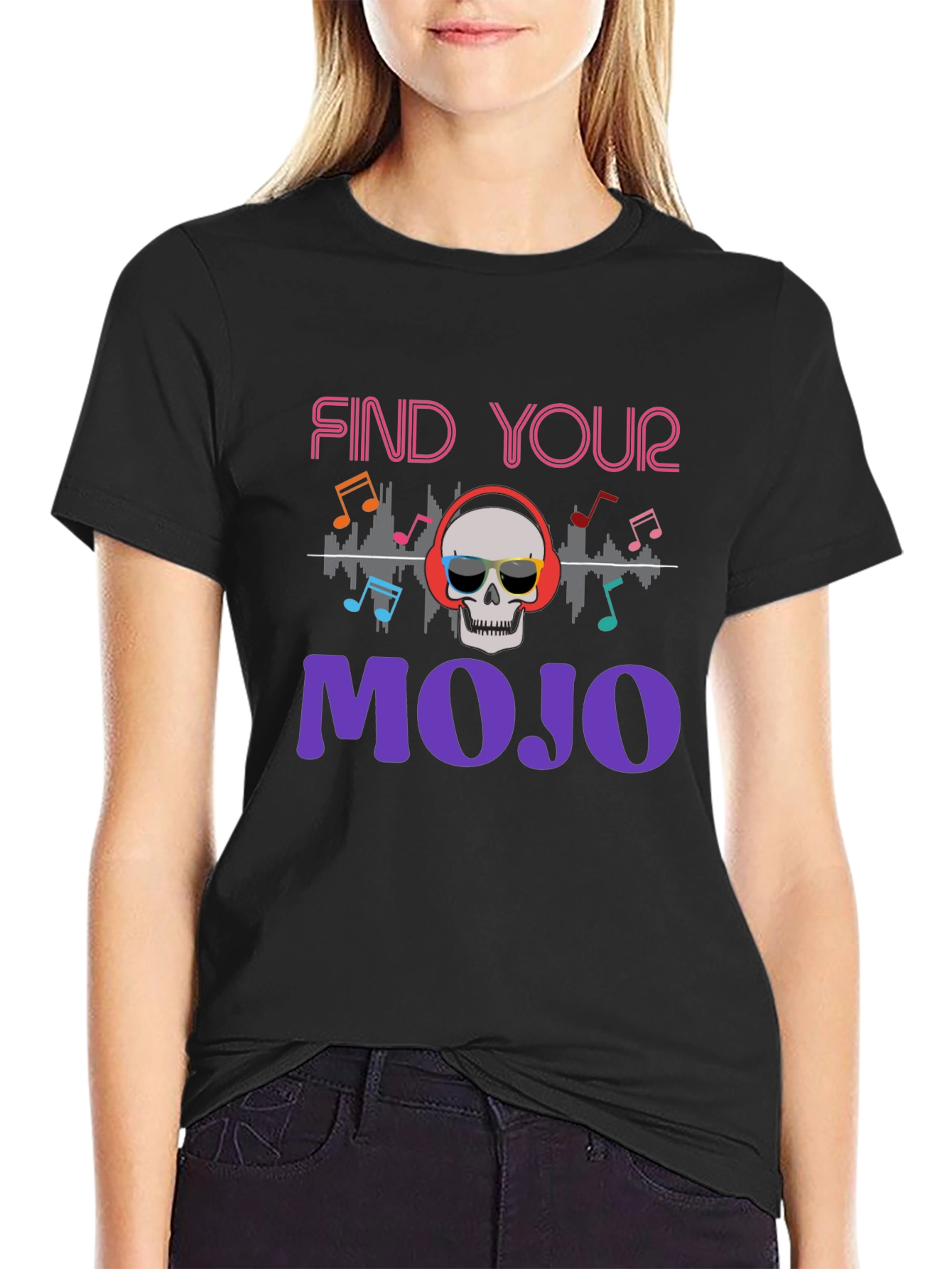 Find Your Mojo T-Shirt - Skull Graphic Tee