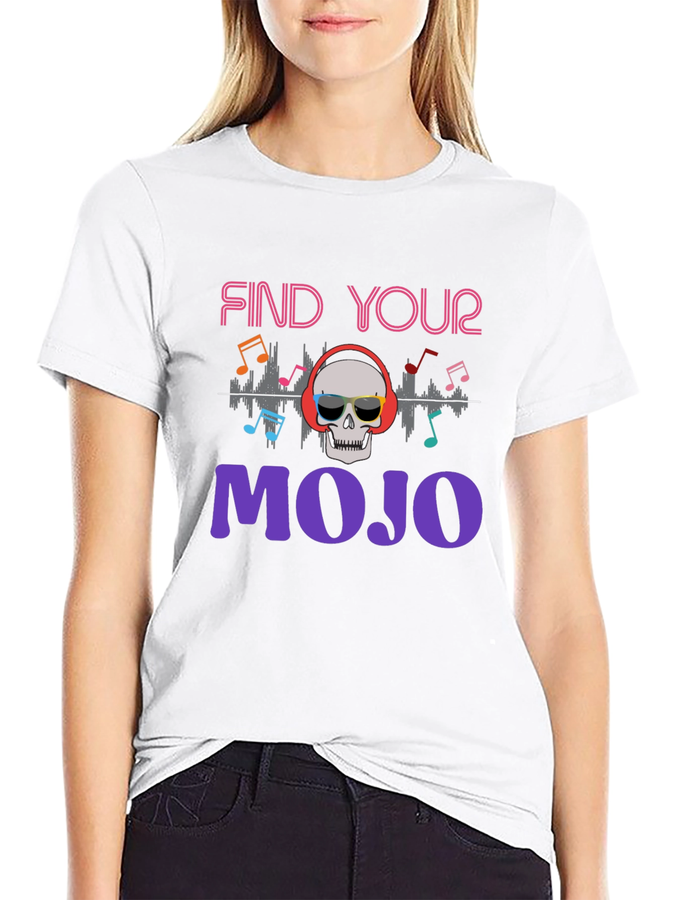 Find Your Mojo T-Shirt - Skull Graphic Tee