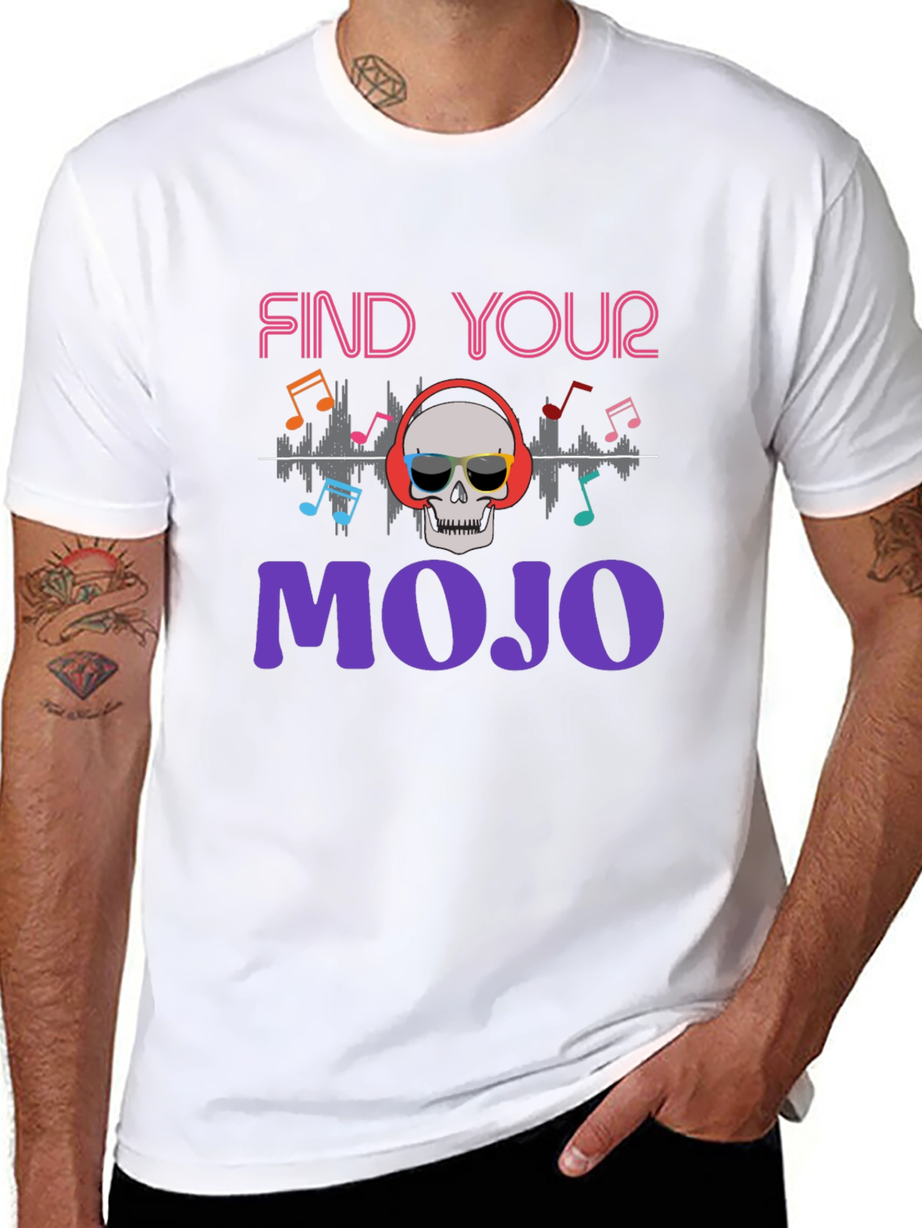 Find Your Mojo T-Shirt - Skull Graphic Tee