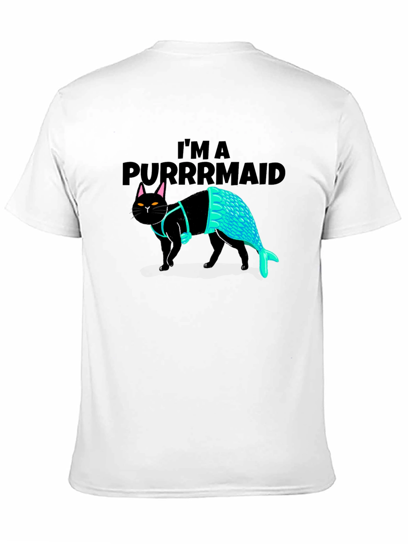 Purrmaid T-Shirt: Cat Mermaid Graphic Tee