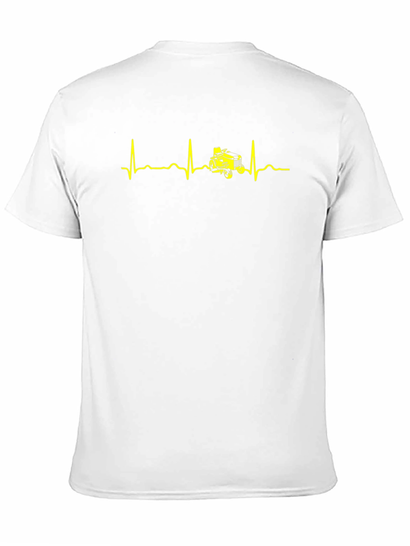 Tractor Heartbeat T-Shirt - Black
