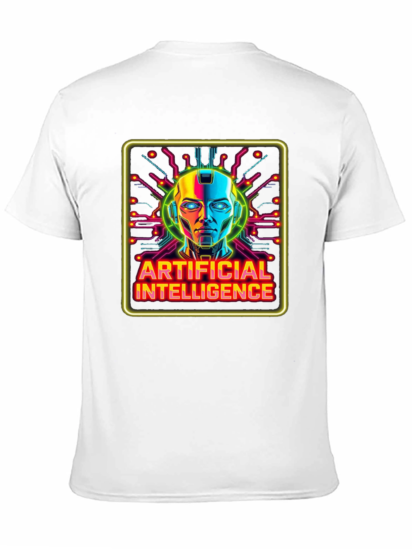 Artificial Intelligence Graphic Tee - Futuristic Robot Design