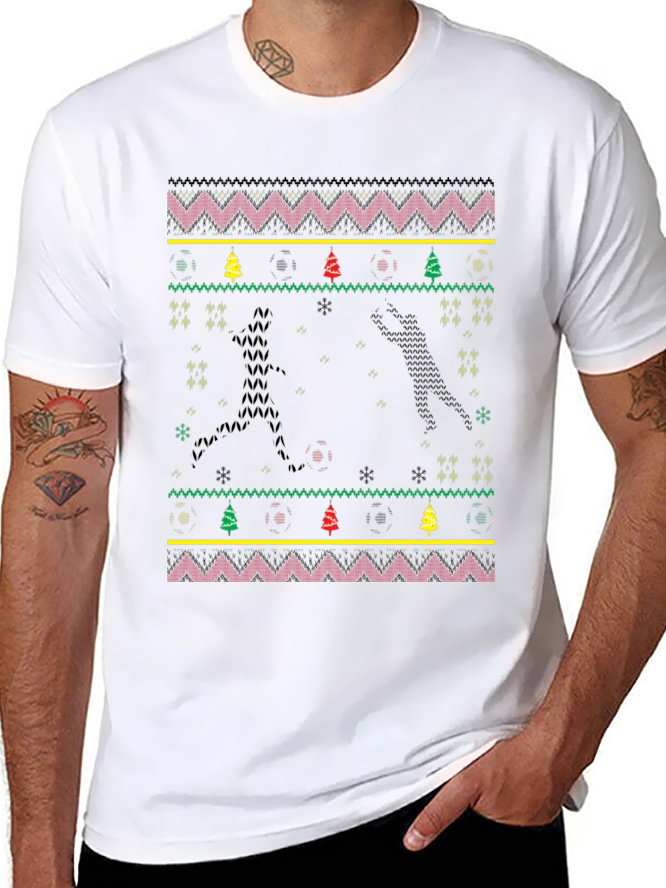 Ugly Christmas Dinosaur T-Shirt