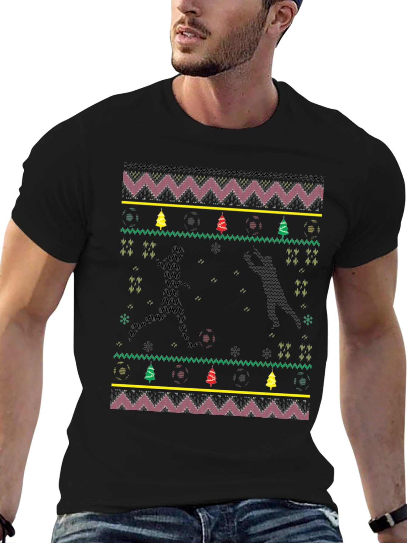 Ugly Christmas Dinosaur T-Shirt