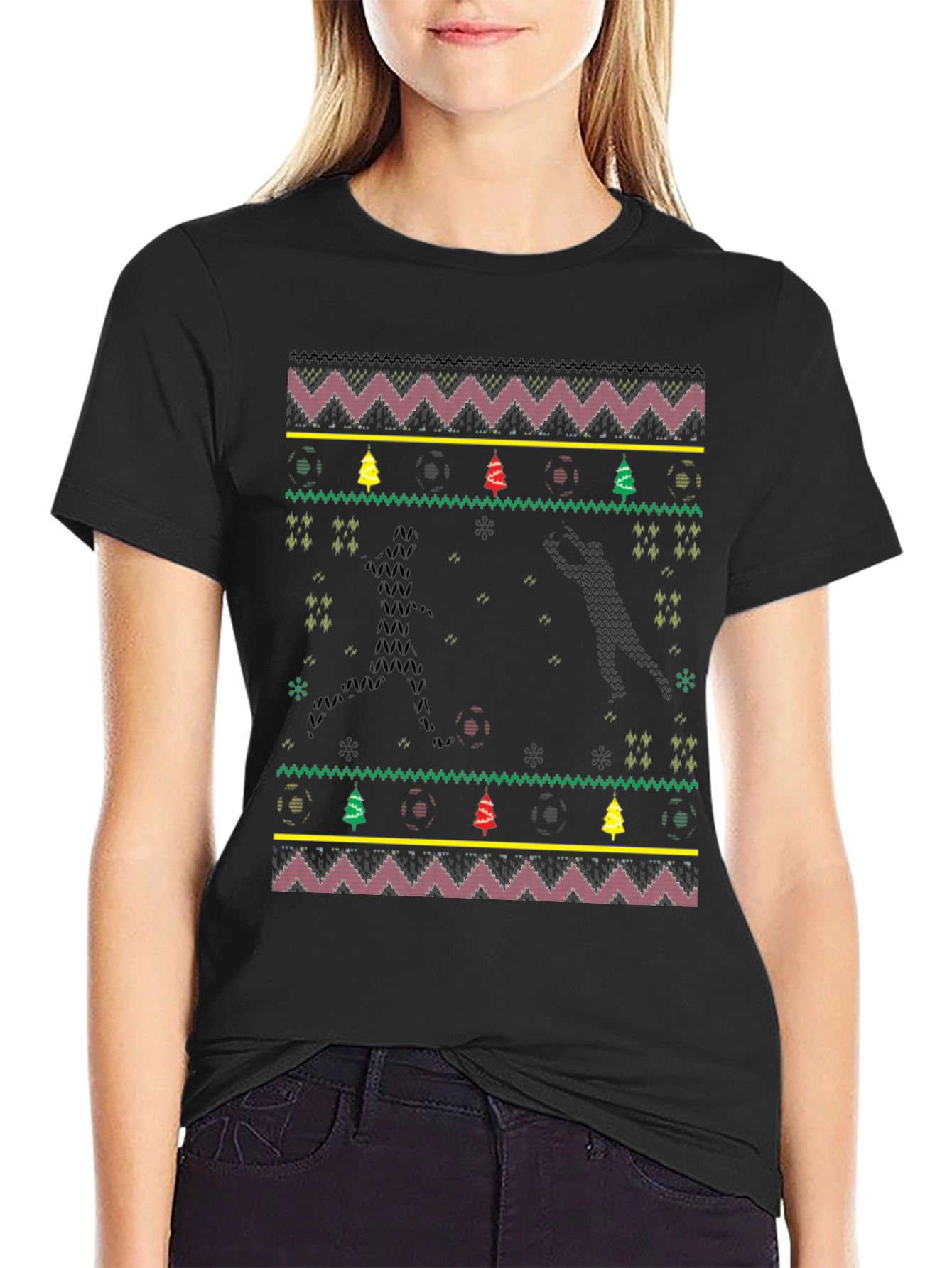 Ugly Christmas Dinosaur T-Shirt