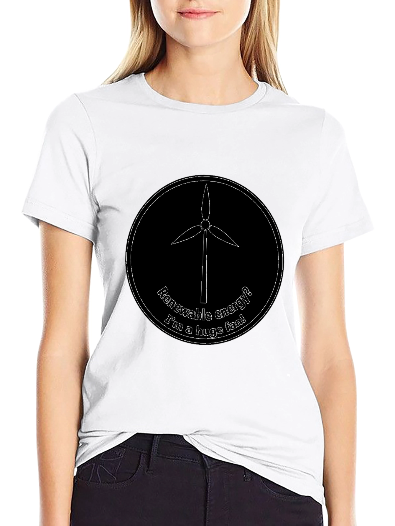 Renewable Energy Fan T-Shirt - Eco-Friendly Design