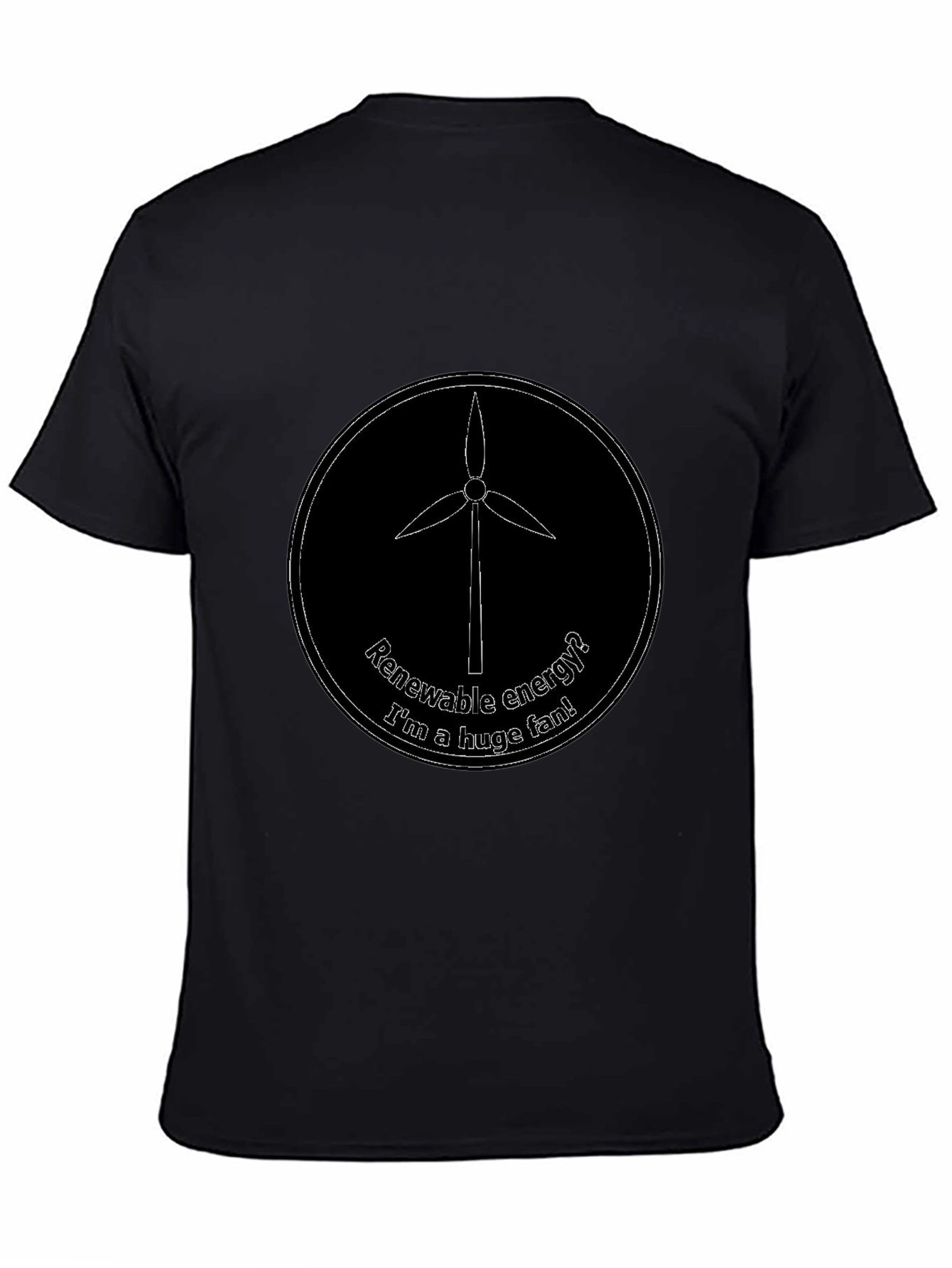 Renewable Energy Fan T-Shirt - Eco-Friendly Design