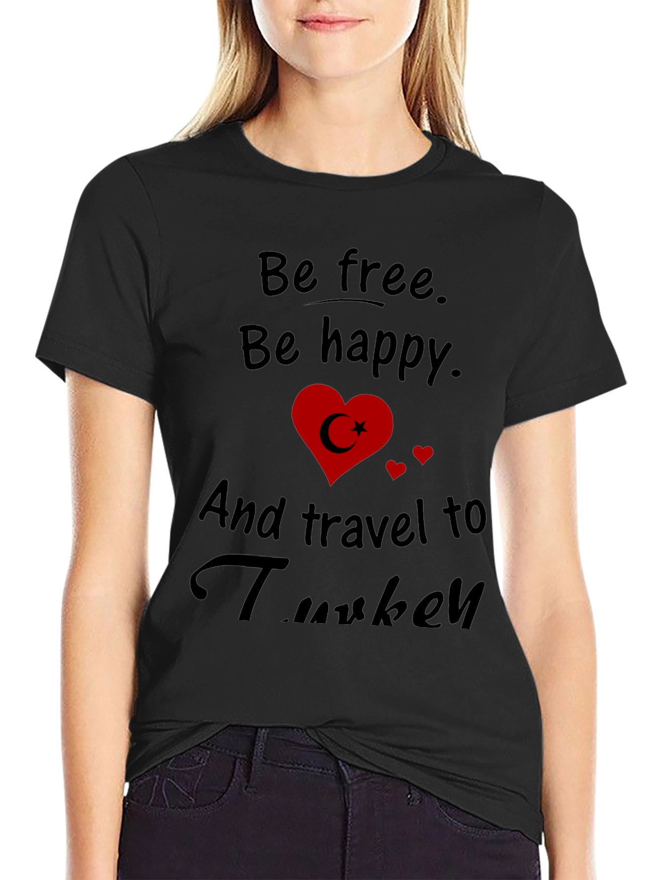 Be Free Turkey Graphic Tee