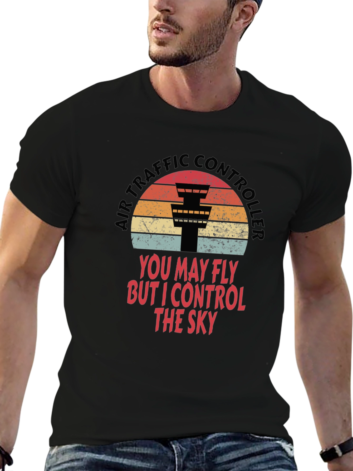 Air Traffic Controller Tee - I Control The Sky
