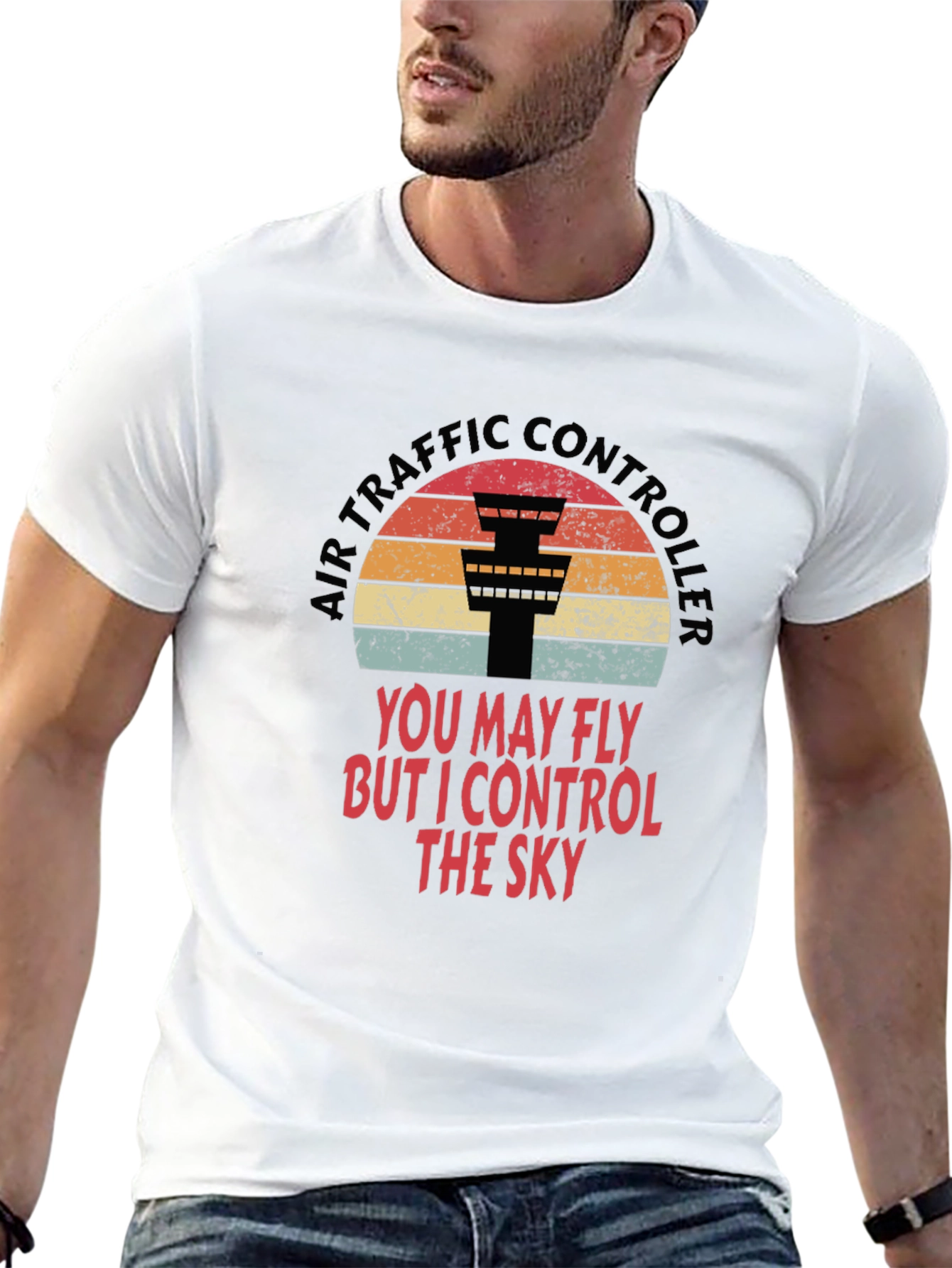 Air Traffic Controller Tee - I Control The Sky