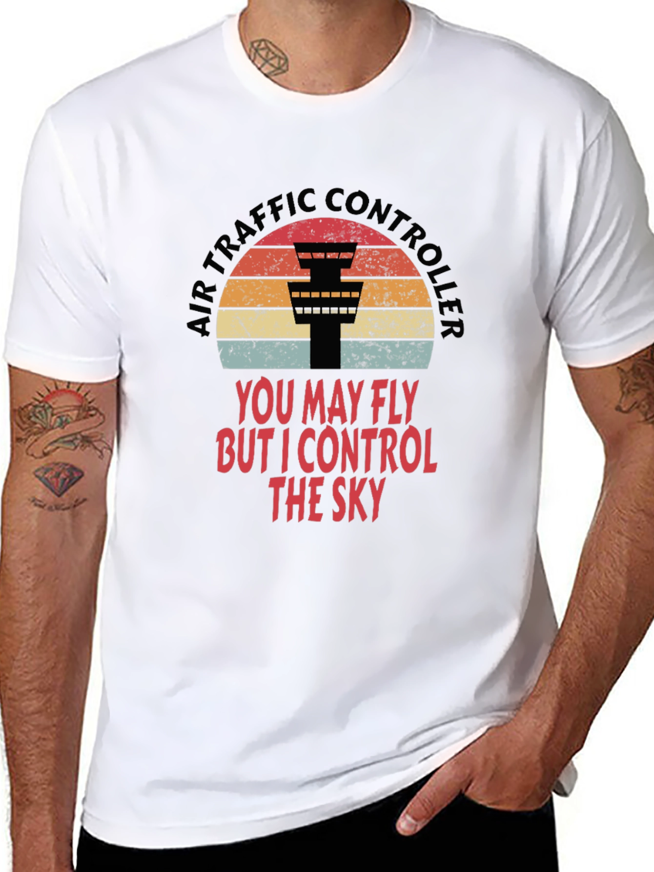 Air Traffic Controller Tee - I Control The Sky