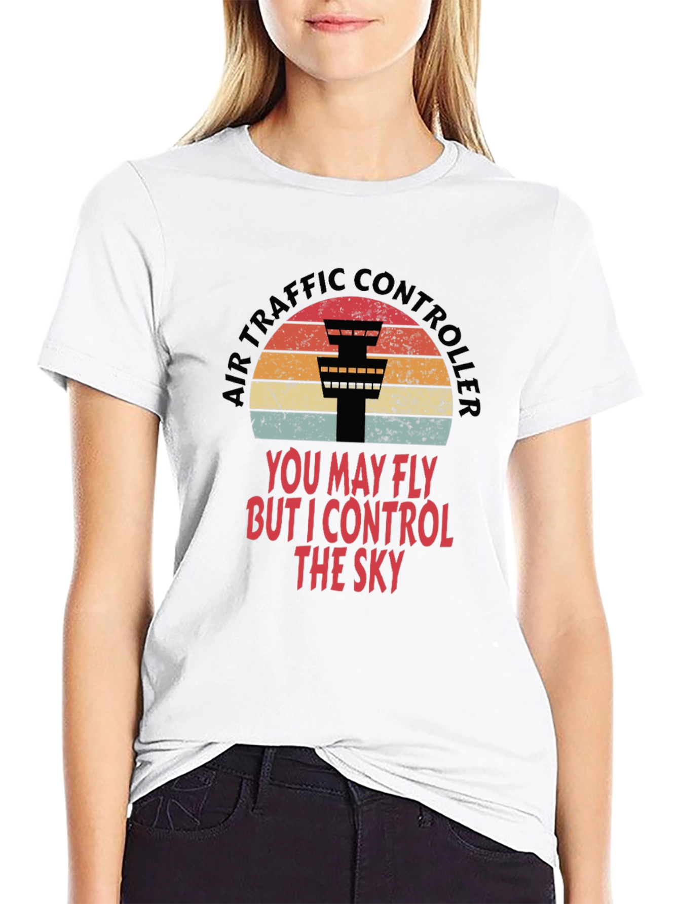 Air Traffic Controller Tee - I Control The Sky