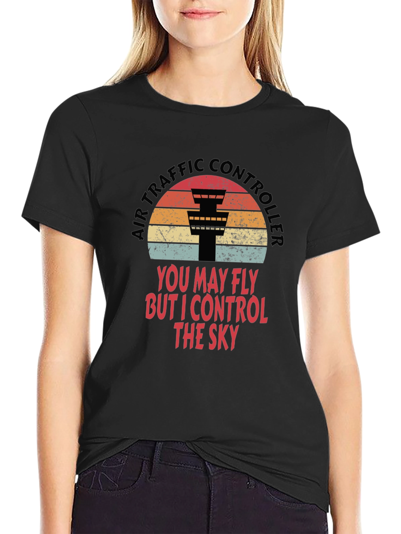 Air Traffic Controller Tee - I Control The Sky