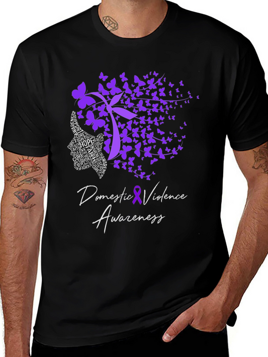Domestic Violence Awareness T-Shirt Purple