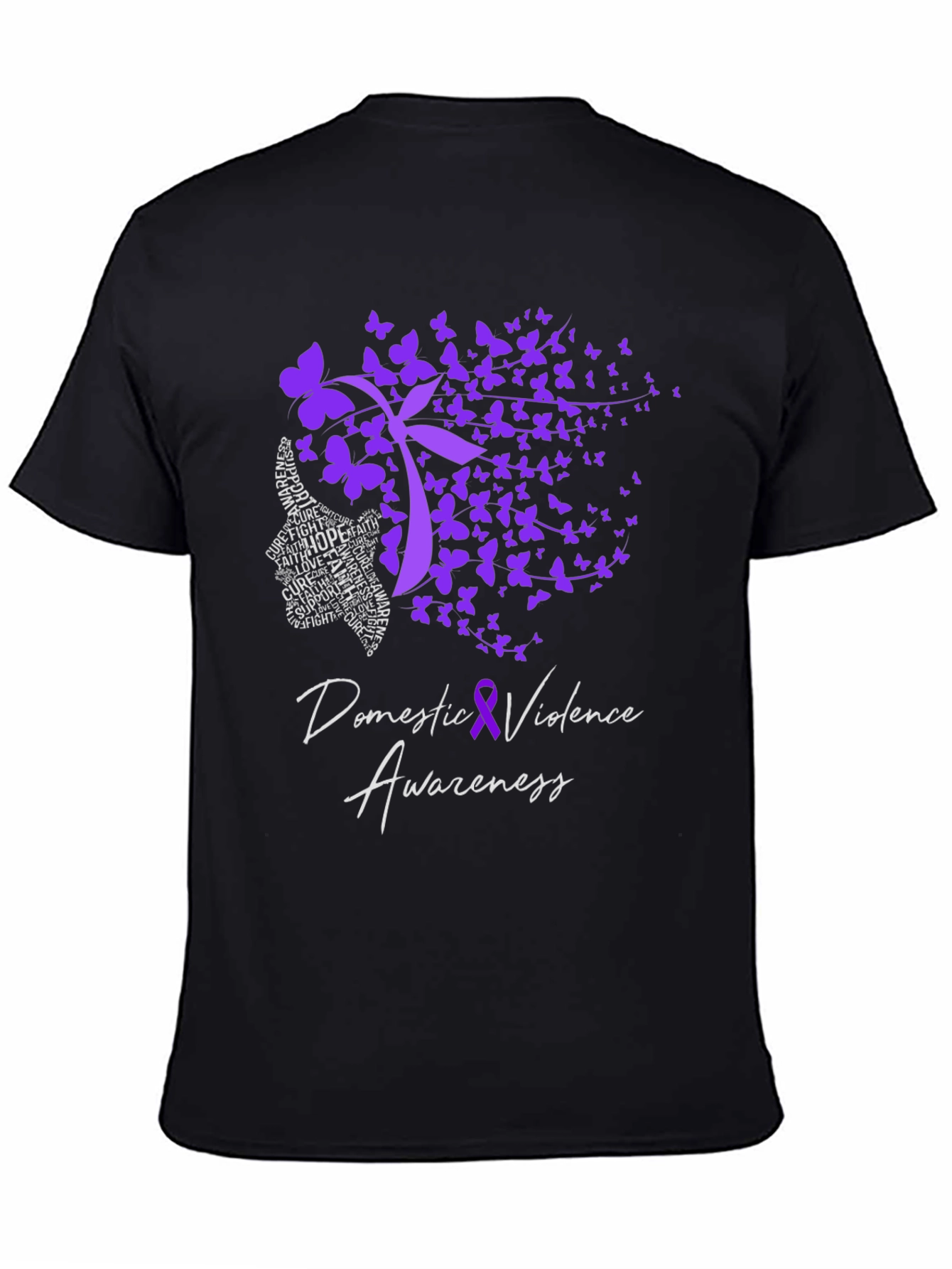 Domestic Violence Awareness T-Shirt Purple