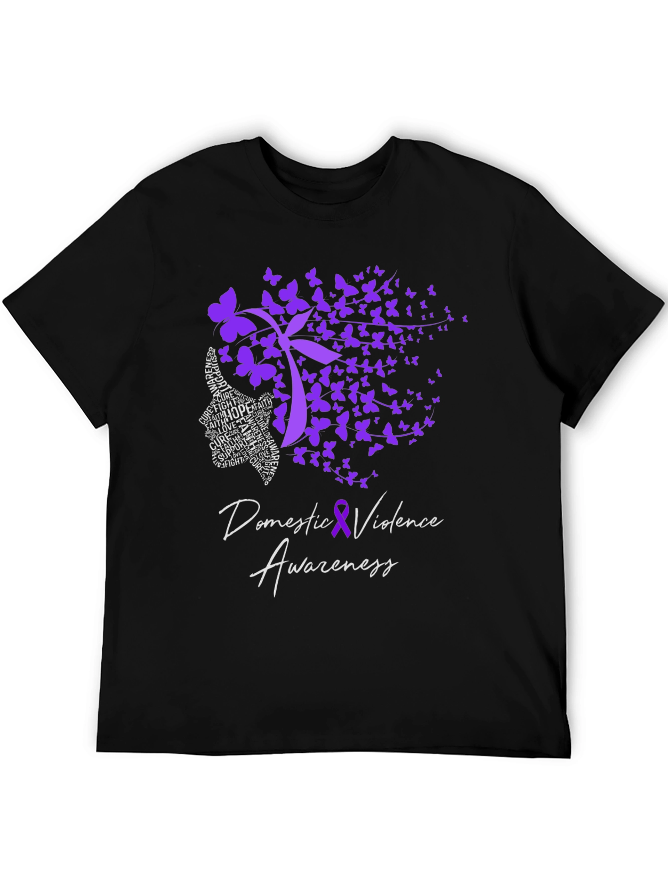 Domestic Violence Awareness T-Shirt Purple