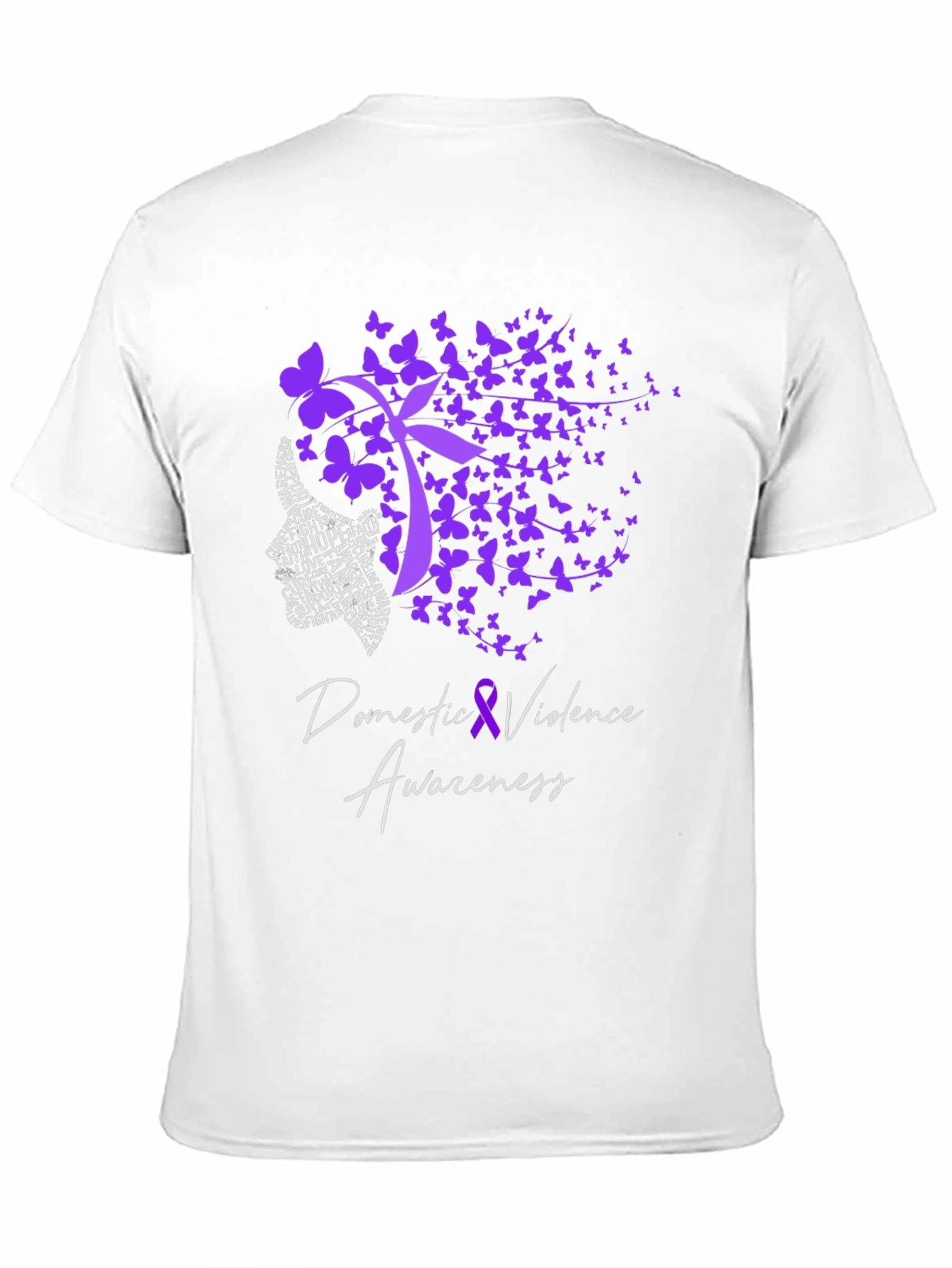 Domestic Violence Awareness T-Shirt Purple