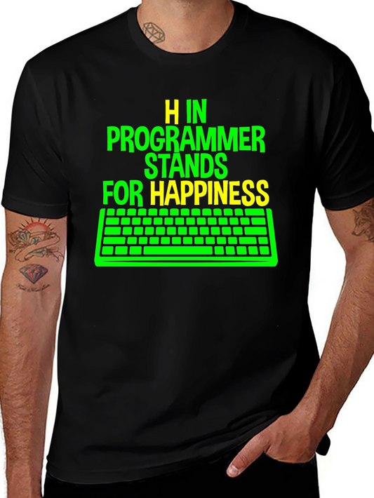 Programmer Happiness Graphic T-Shirt