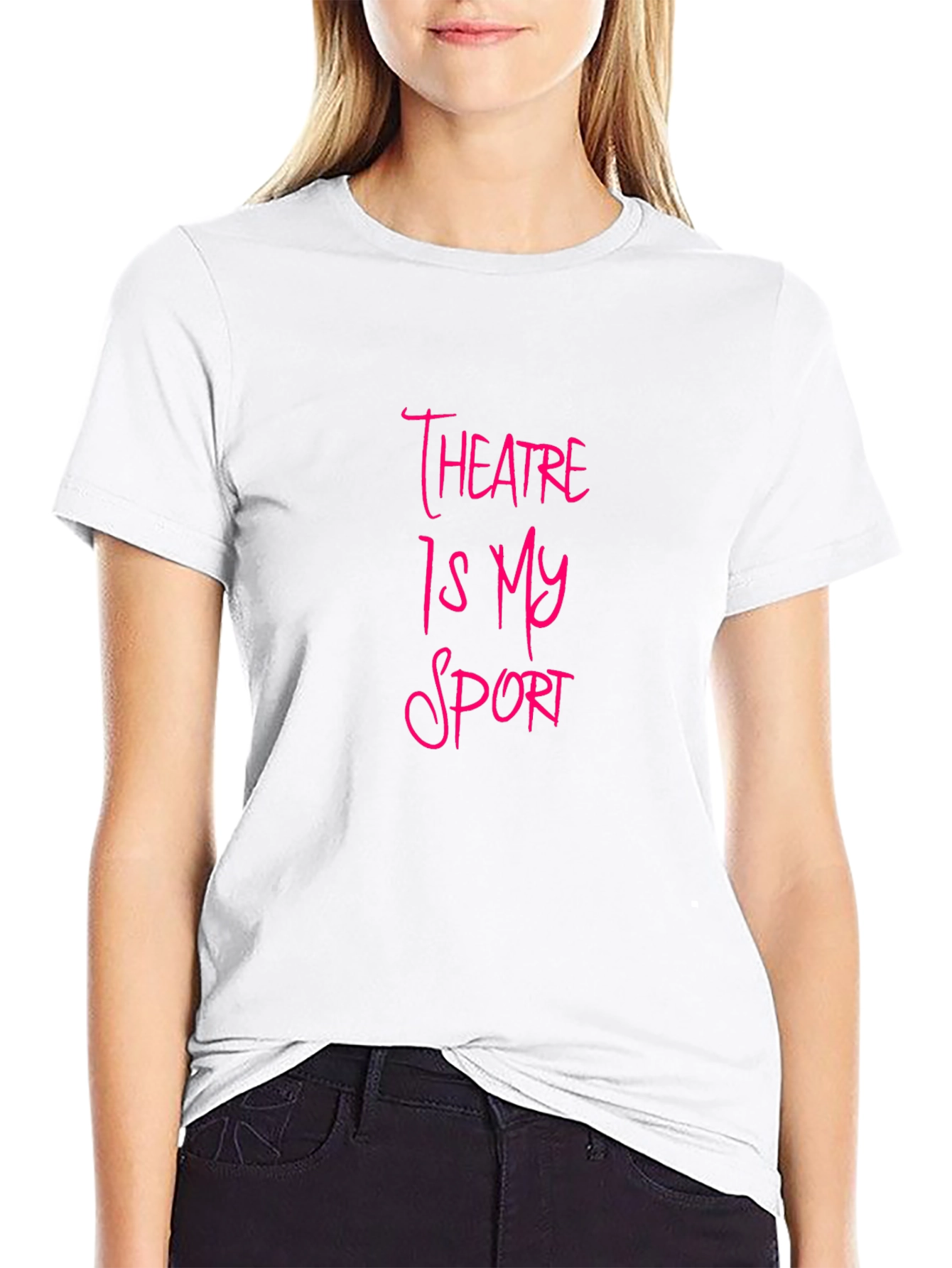 Theatre Is My Sport Black T-Shirt