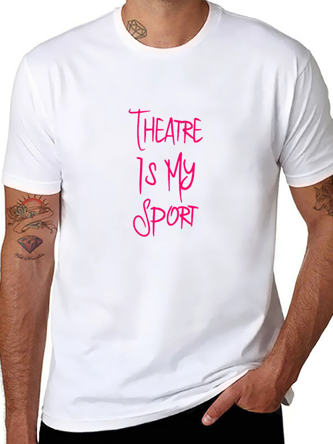 Theatre Is My Sport Black T-Shirt
