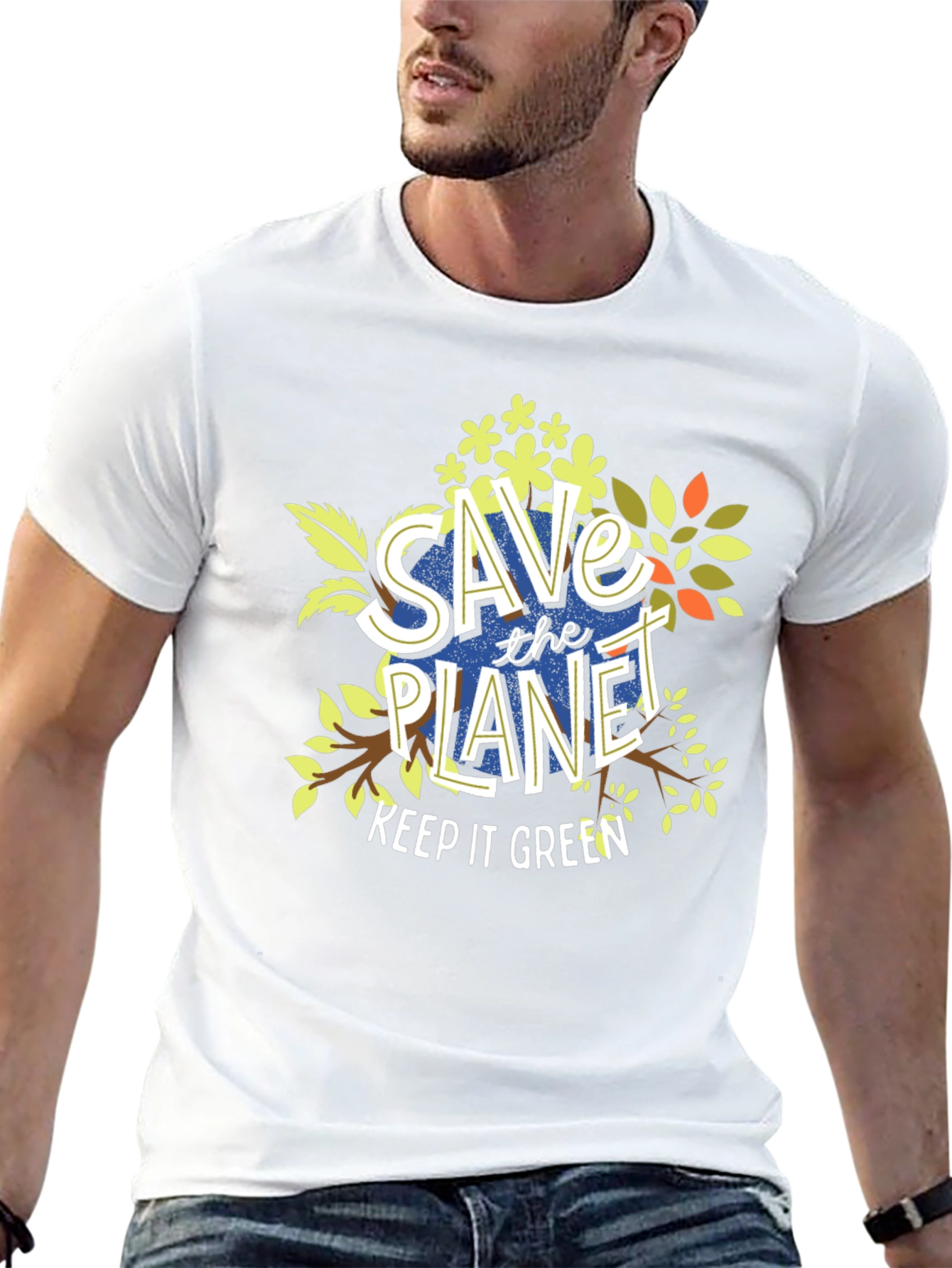 Save the Planet Graphic Tee - Keep It Green