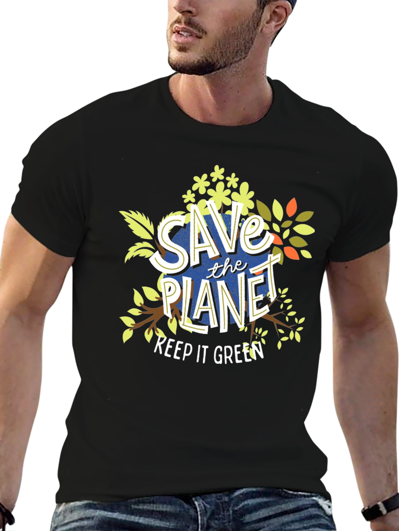 Save the Planet Graphic Tee - Keep It Green