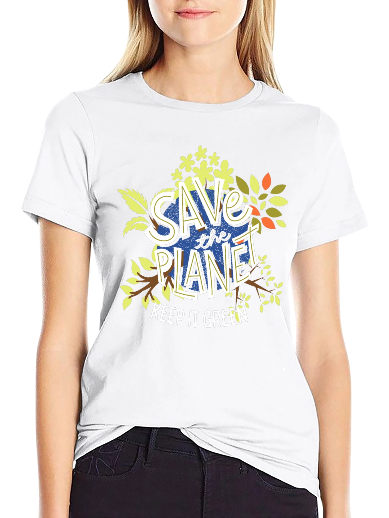 Save the Planet Graphic Tee - Keep It Green