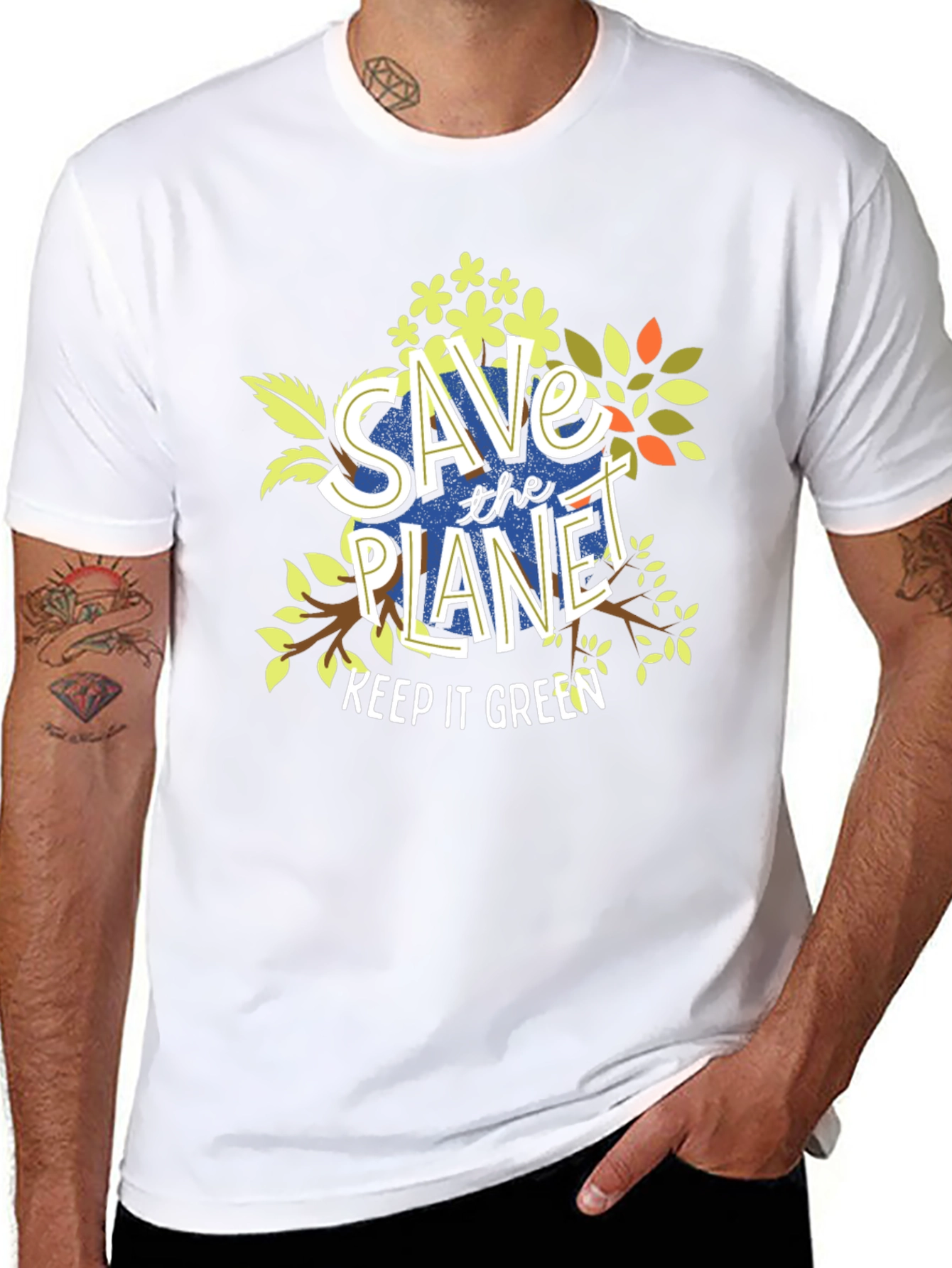 Save the Planet Graphic Tee - Keep It Green