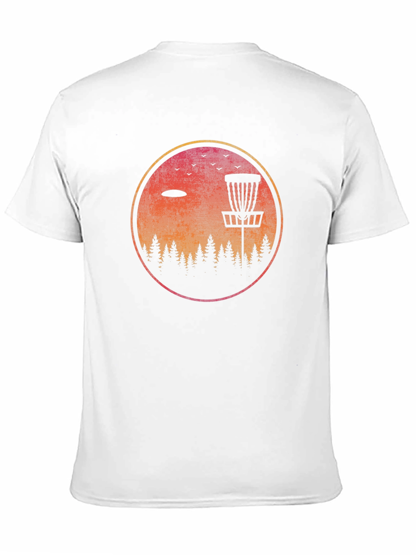 Disc Golf Sunset Graphic Tee - Outdoor Adventure