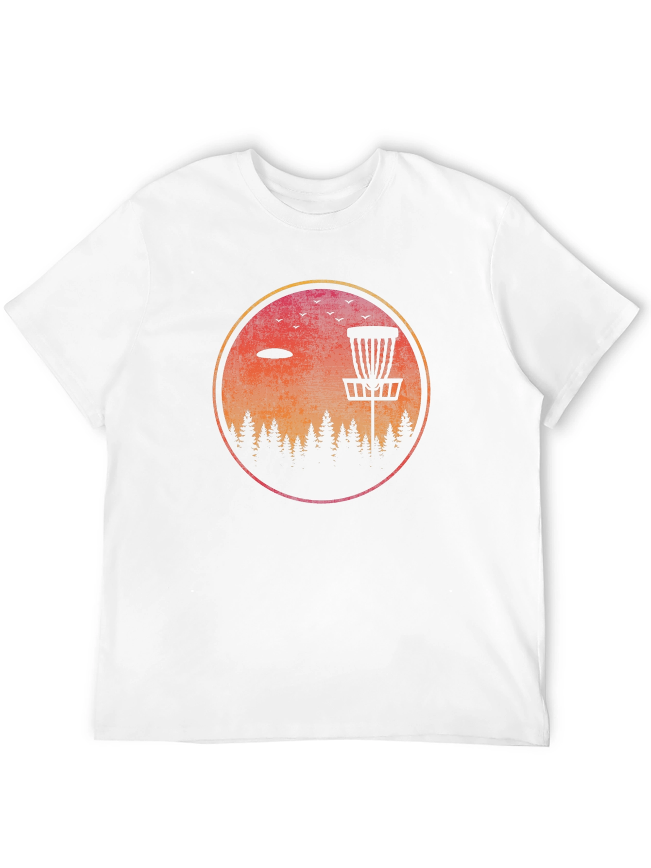 Disc Golf Sunset Graphic Tee - Outdoor Adventure