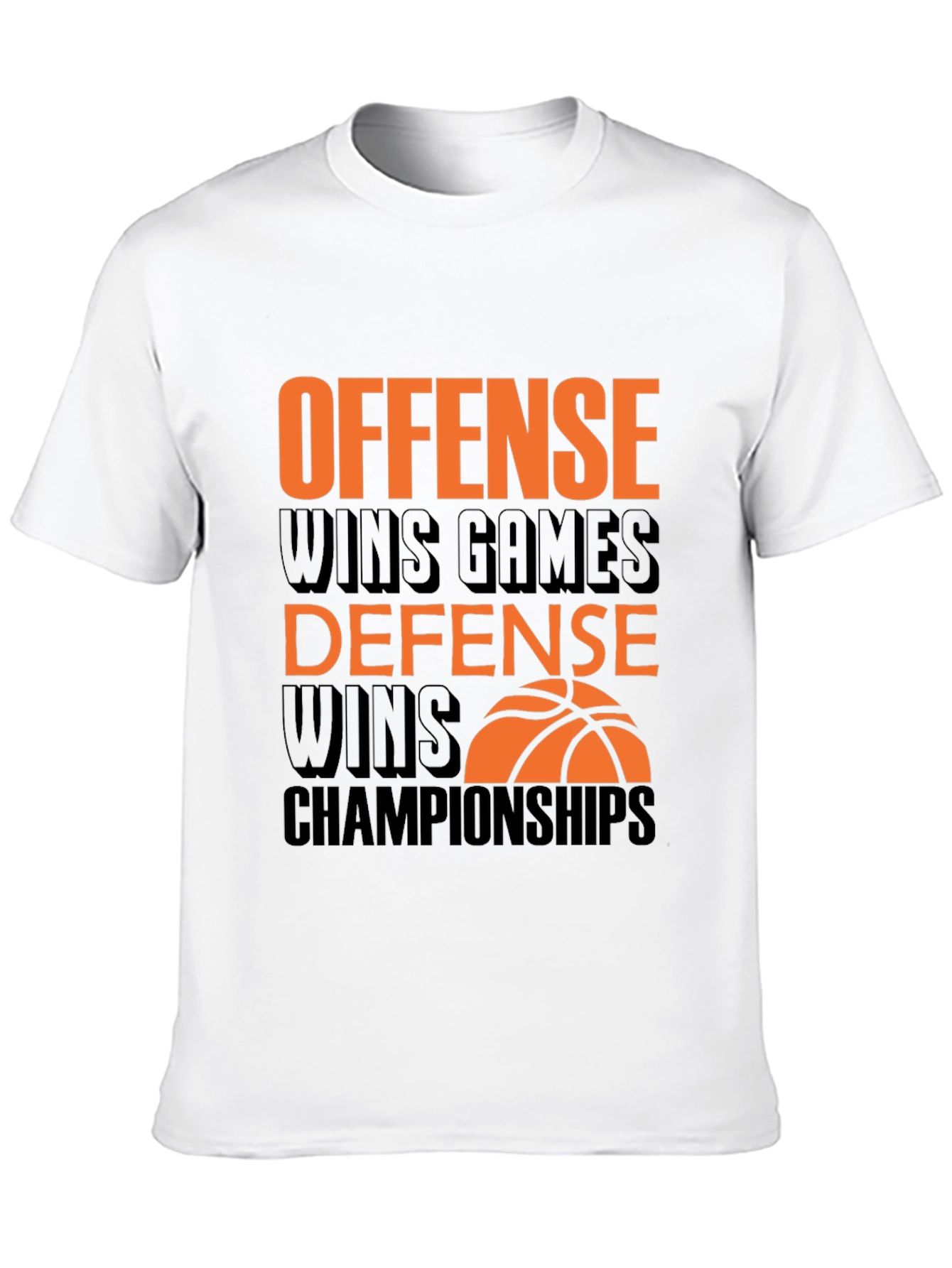 Offense & Defense Basketball Graphic Tee