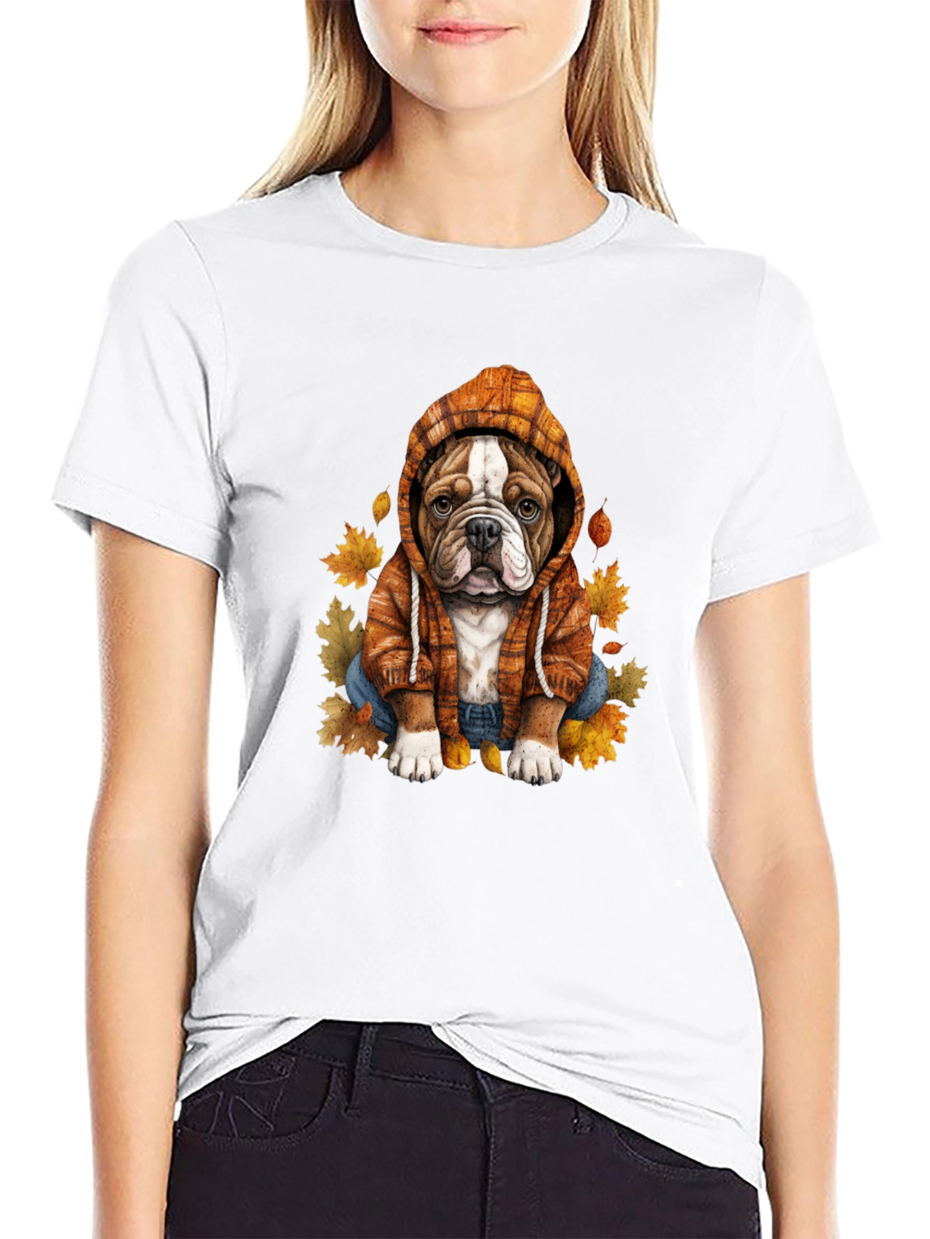 Dog in Hoodie Tee