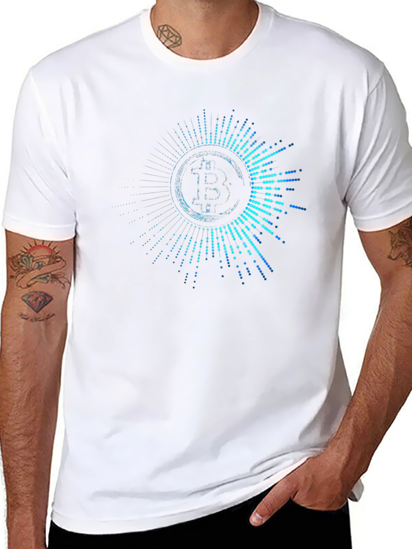 Bitcoin Pulse Black T-Shirt