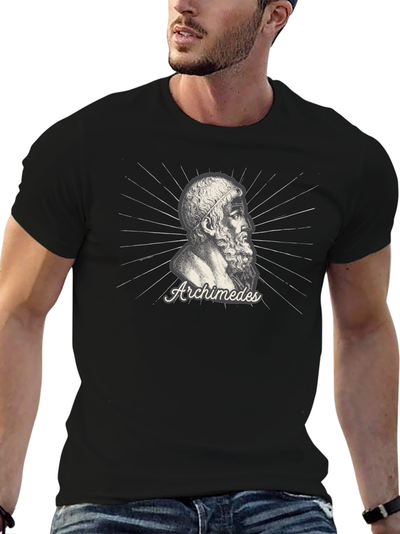 Archimedes Graphic Tee - Black