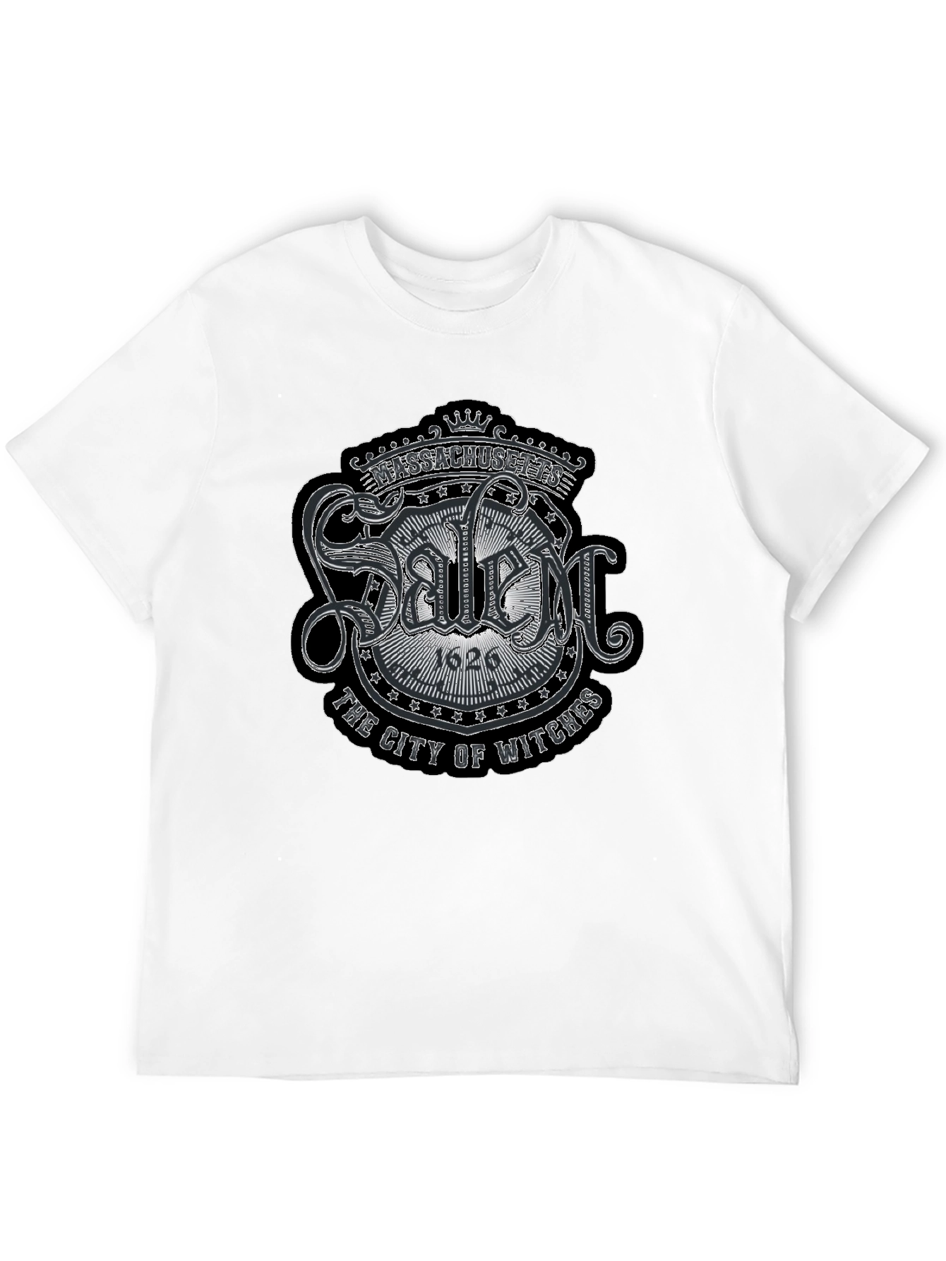 Salem Massachusetts Black T-Shirt