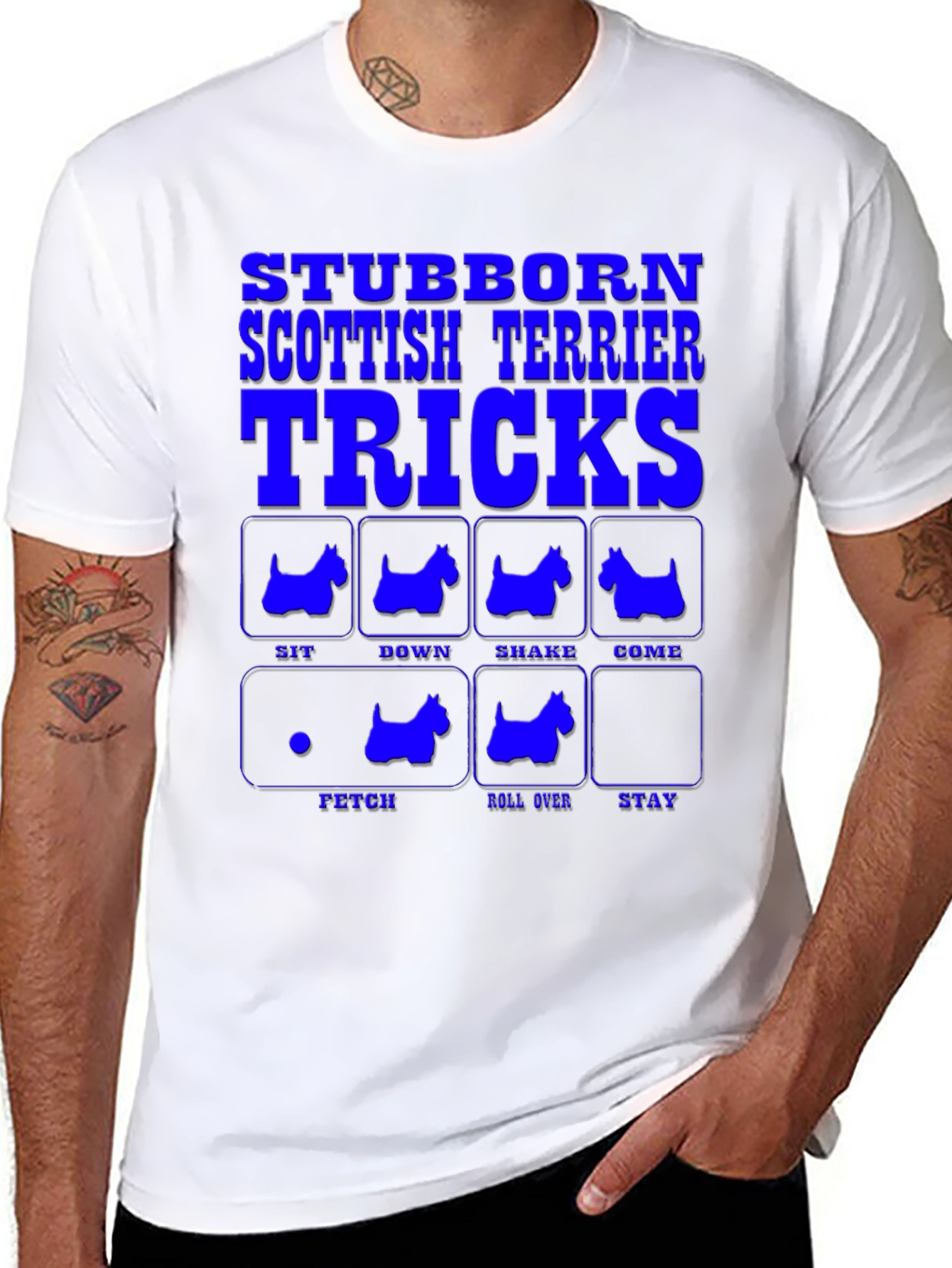 Stubborn Scottish Terrier Tricks T-Shirt